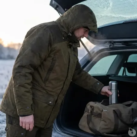 Veste Percussion Grand Nord Forest imperméable | Ducatillon