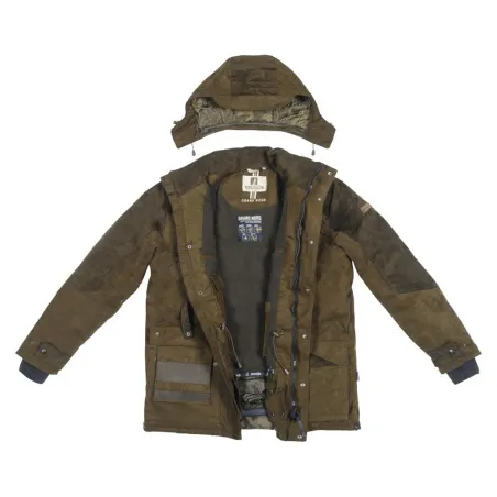 Veste Percussion Grand Nord Forest imperméable | Ducatillon