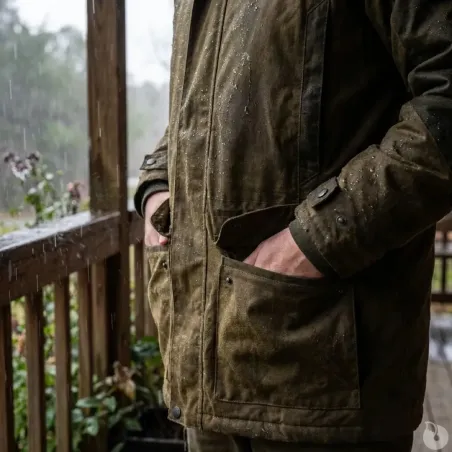 Veste Percussion Grand Nord Forest imperméable | Ducatillon