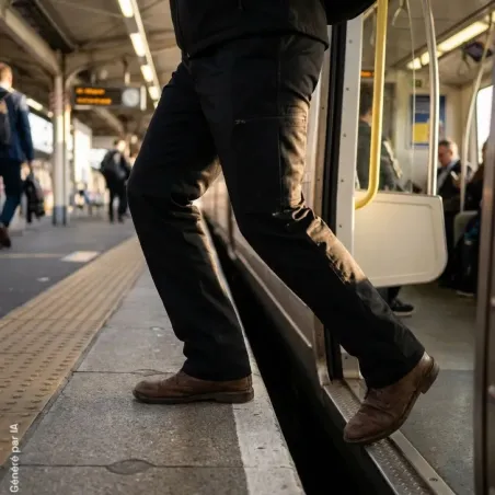 Pantalon polycoton vert multi-usages résistant LMA
