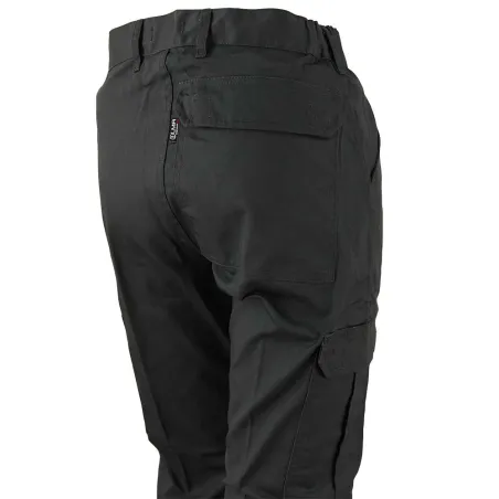 Pantalon polycoton vert multi-usages résistant LMA