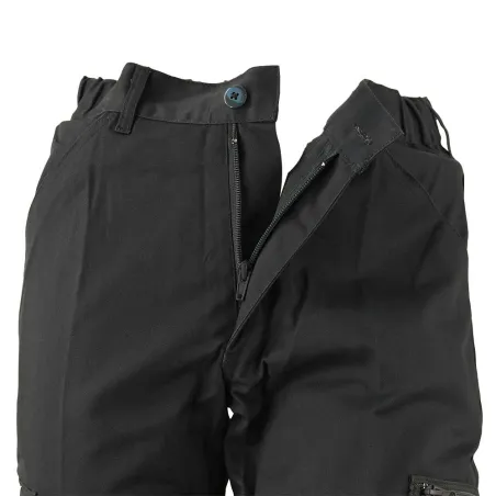 Pantalon polycoton vert multi-usages résistant LMA