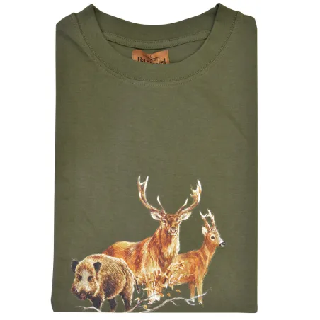 T-shirt kaki Bartavel® pour éleveurs - Taille M à 5XL