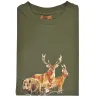 T-shirt kaki Bartavel® pour éleveurs - Taille M à 5XL
