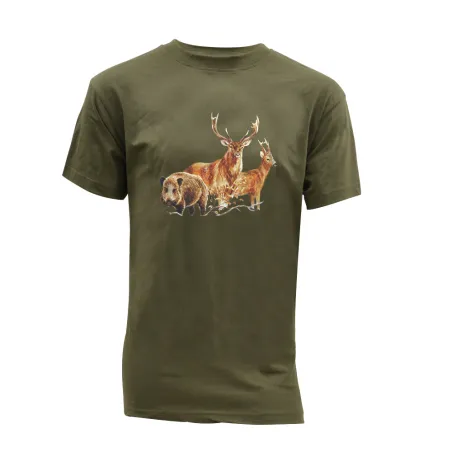 T-shirt kaki Bartavel® pour éleveurs - Taille M à 5XL