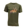 T-shirt kaki Bartavel® pour éleveurs - Taille M à 5XL