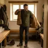Polo chasse kaki brodé sanglier - Coton piqué S à 3XL