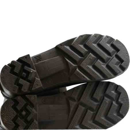 Bottes PVC camouflage Max4 pour pêche et nature