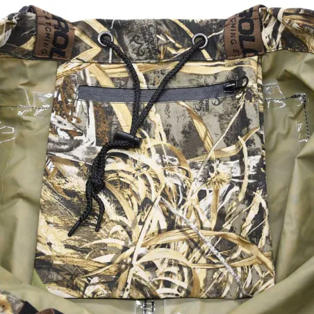 Bottes PVC camouflage Max4 pour pêche et nature