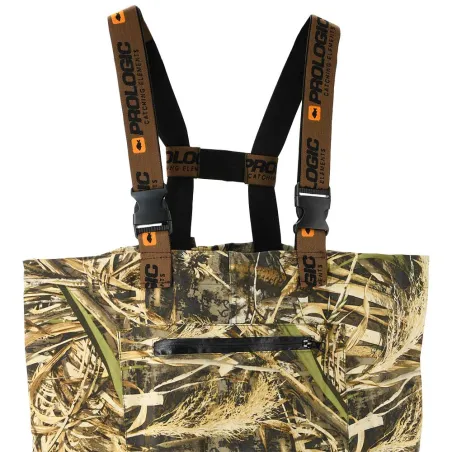 Bottes PVC camouflage Max4 pour pêche et nature