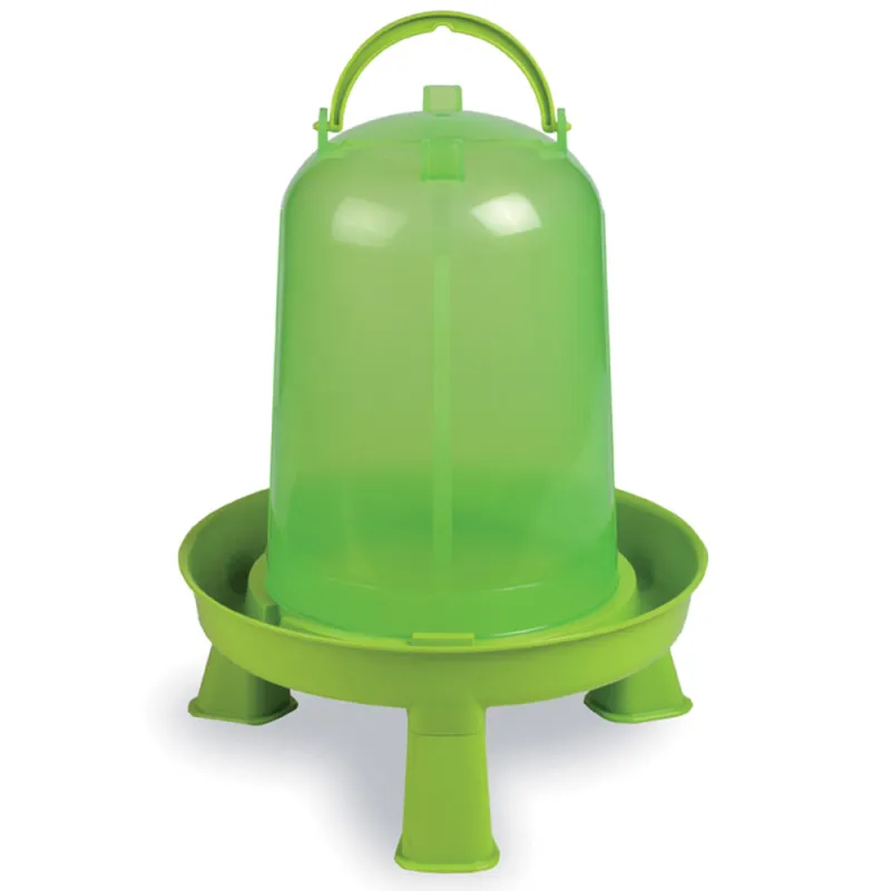 Abreuvoir 10L vert sur pied gradué avec poignée GAUN