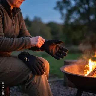 Gants Browning Proshooter mesh noir S-XL pour tir et outdoor