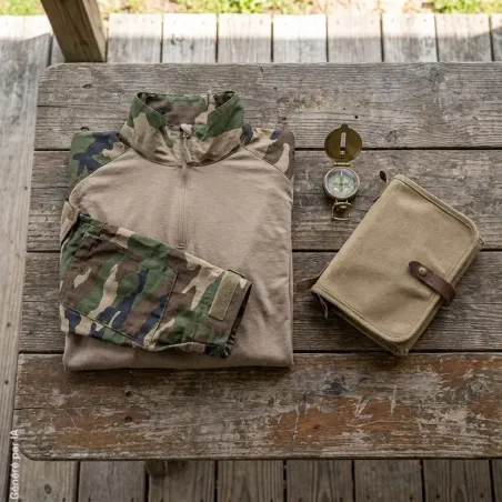 Chemise Ubas Fighter camo col zippé M à 3XL - Chasse & Outdoor