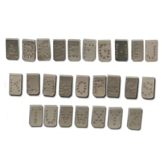 Kit lettres A-Z 5mm pour pince à tatouer - sans I,O,Q