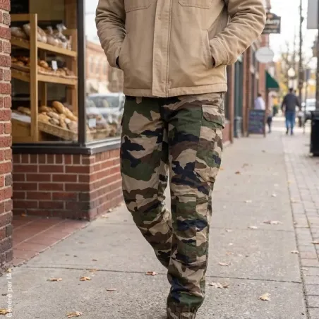 Pantalon Fighter Camo renforcé - Tailles 40 à 54