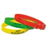 Collier PVC gravable 60x2,5cm ajustable 3 couleurs fluo