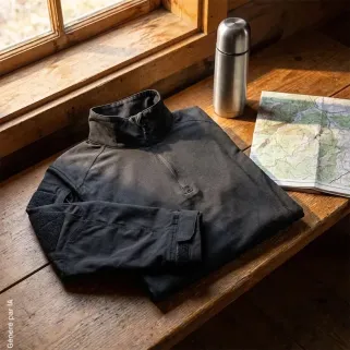 Chemise Ubas Fighter résistante noir M à 3XL - chasse & extérieur