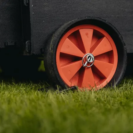 Kit roues pour poulailler 2-5 poules en plastique recyclé