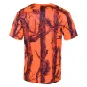 T-shirt Camouflage Ghost Polyester Alvéolé Col Rond