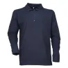 Chemise F1 marine coton 240g/m² col zippé ajustable