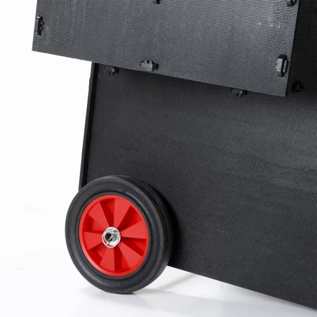 Kit roues pour poulailler 2-5 poules en plastique recyclé