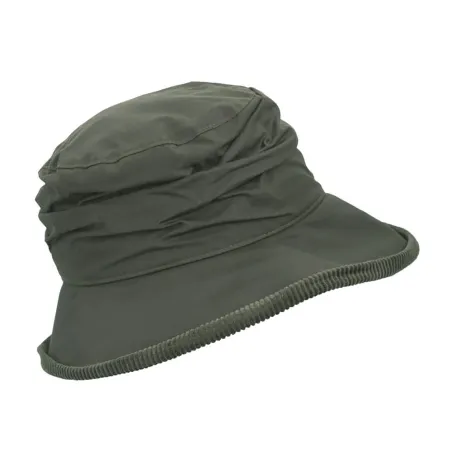 Chapeau Diana Country Vert - Coton Ciré Imperméable