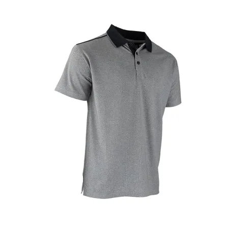 Polo Homme LMA® Gris Chiné - Confort & Style Éleveur