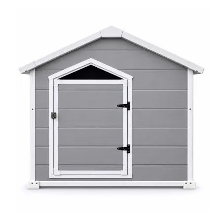 Niche chien polypropylène avec porte 120x115x120 cm