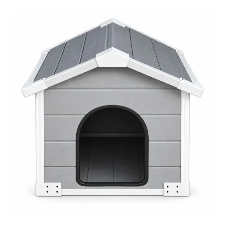 Niche chien polypropylène toit chalet 80x80x79,5 cm