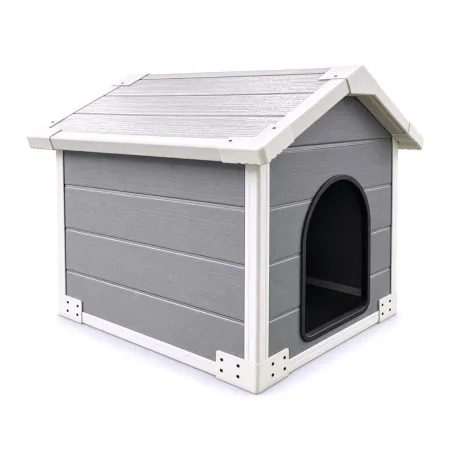 Niche chien polypropylène toit chalet 80x80x79,5 cm