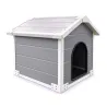 Niche chien polypropylène toit chalet 80x80x79,5 cm