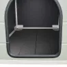 Niche chien polypropylène toit chalet 80x80x79,5 cm
