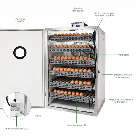 Couveuse Pro Expert Couvitech® 336 œufs