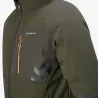 Veste softshell Chiruca Odisea verte à renforts ripstop