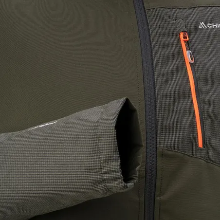 Veste softshell Chiruca Odisea verte à renforts ripstop