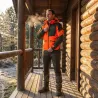 Veste de Chasse Technique Isis Orange/Verte T2XL - Norme EPI Grand Gibier