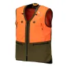 Gilet Chiruca Onuris orange et vert à poches GPS | Ducatillon