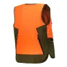 Gilet Chiruca Onuris orange et vert à poches GPS | Ducatillon