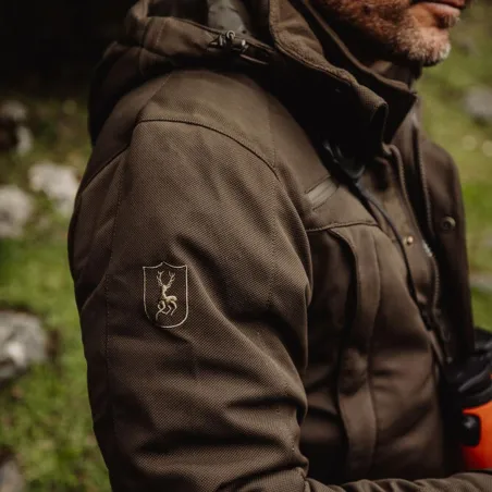 Veste Deerhunter Muflon Pro verte imperméable et isolante