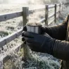Gants Deerhunter marron en cuir de chèvre déperlant | Ducatillon