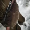Gants Deerhunter marron en cuir de chèvre déperlant | Ducatillon