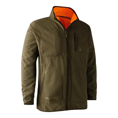 Veste polaire réversible Deerhunter Gamekeeper orange verte