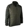 Veste matelassée Deerhunter Moor verte à empiècements tricotés