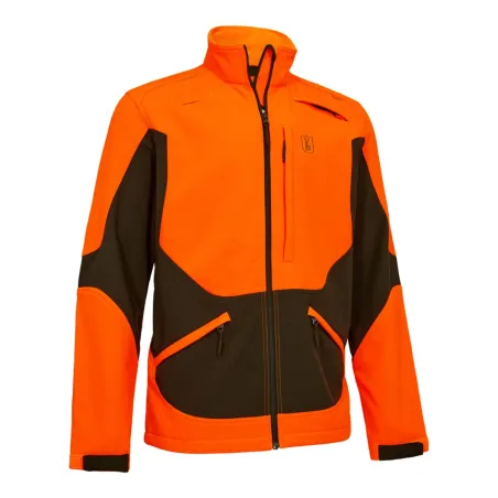 Veste Softshell Rogaland Orange/Vert - Certifiée EPI CAT II