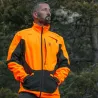 Veste Softshell Rogaland Orange/Vert - Certifiée EPI CAT II