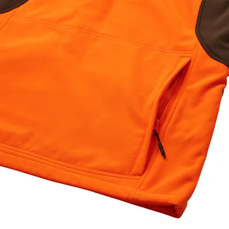 Veste Softshell Rogaland Orange/Vert - Certifiée EPI CAT II