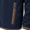 Blouson polaire épais 350 g/m² 4 poches bleu marine S-4XL