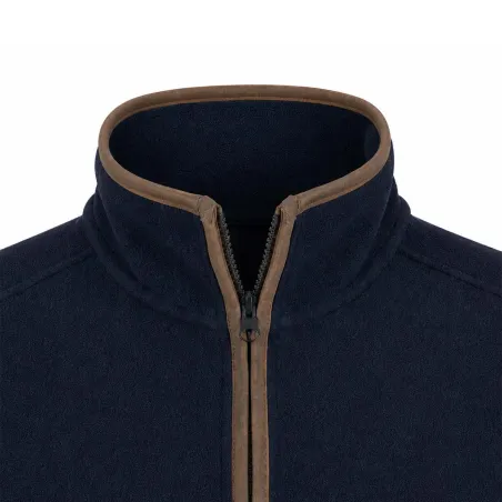 Blouson polaire épais 350 g/m² 4 poches bleu marine S-4XL