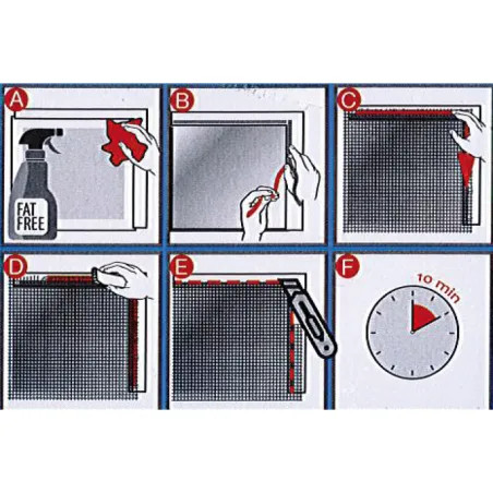 Moustiquaire fenêtre - anti-moustiques facile à poser