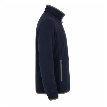 Blouson polaire épais 350 g/m² 4 poches bleu marine S-4XL